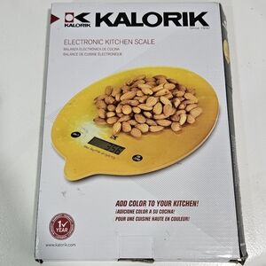 Lemon Shaped Yellow Digital Kitchen Scale